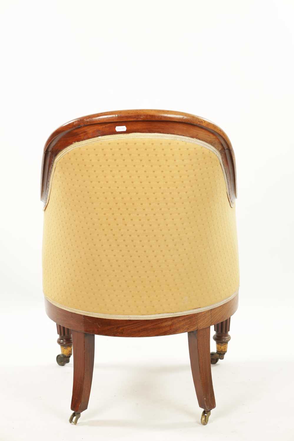 A REGENCY MAHOGANY LIBRARY TUB CHAIR IN THE MANNER OF GILLOWS - Image 7 of 13