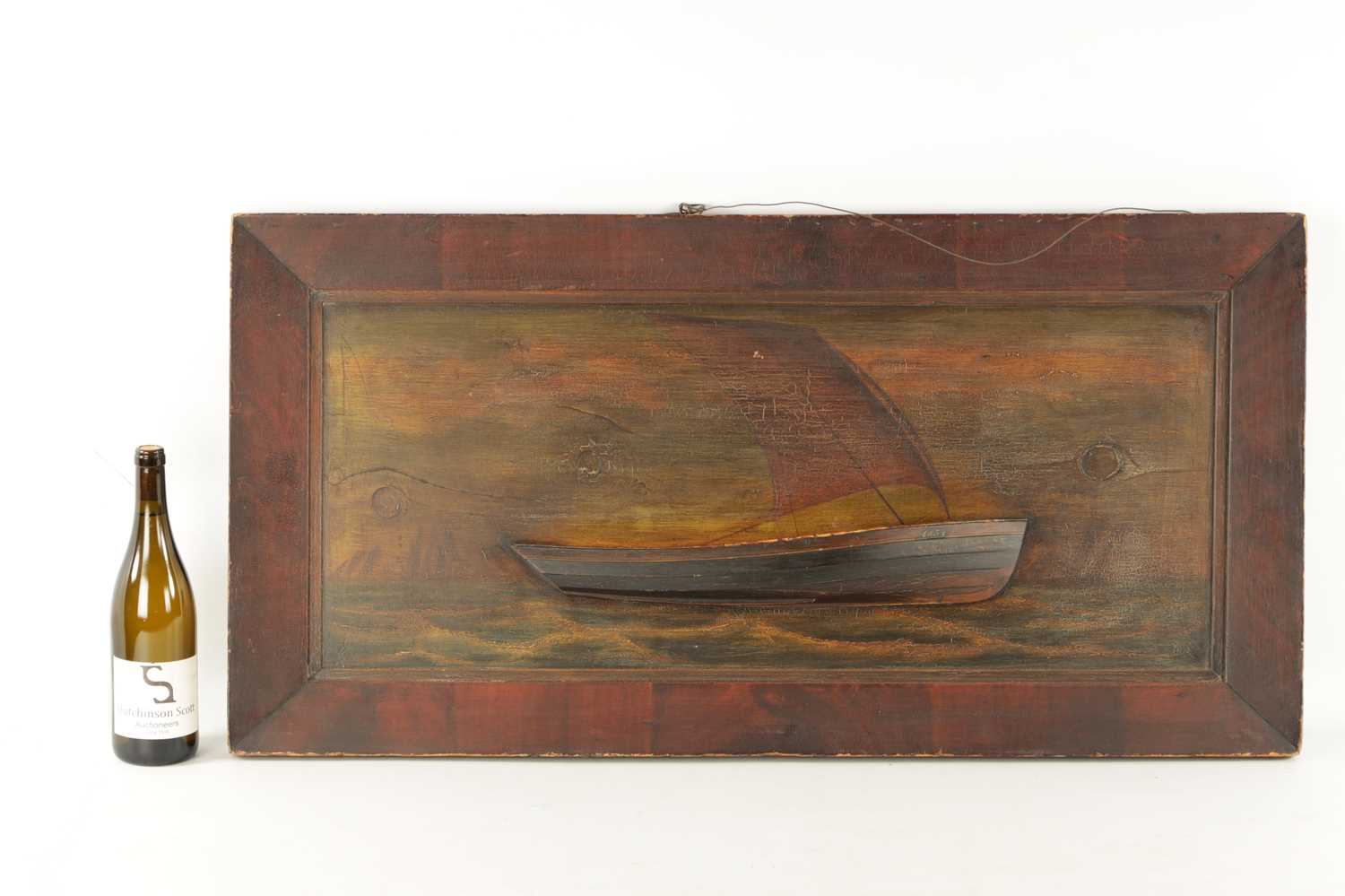 A 19TH-CENTURY HALF HULL FRAMED SHIPS MODEL - Image 2 of 5