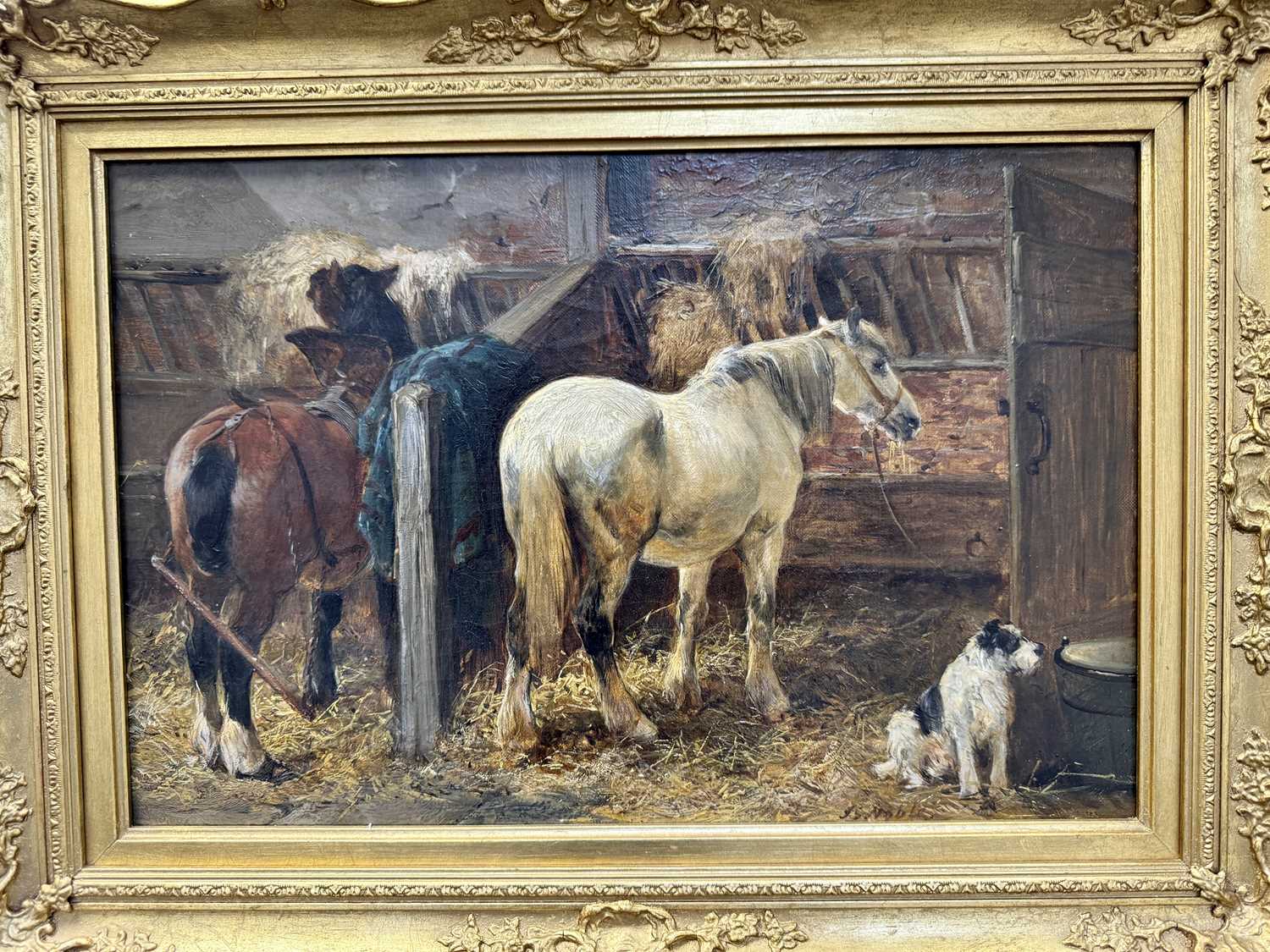 JOHN SARGENT NOBLE RBA (1848-1896) OIL ON CANVAS - Image 10 of 12
