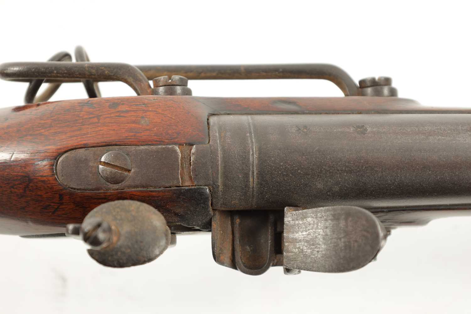 A BRITISH HEAVY CAVALRY FLINTLOCK CARBINE BY TOWER - Image 7 of 13