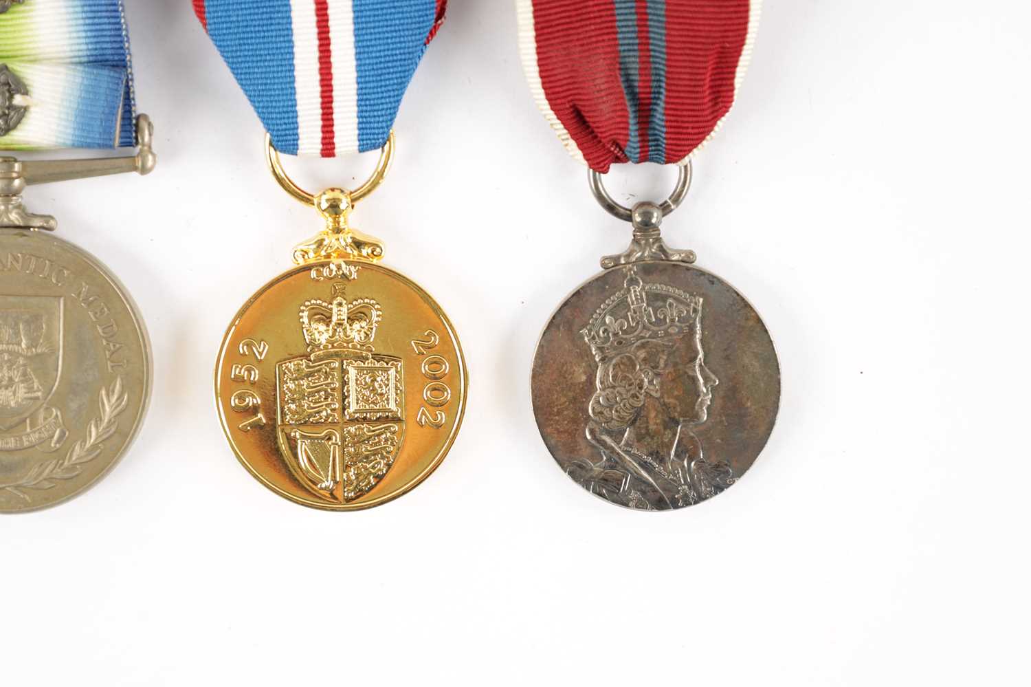 A 1982 FALKLANDS WAR SOUTH ATLANTIC MEDAL WITH ROSETTE. - Image 4 of 6