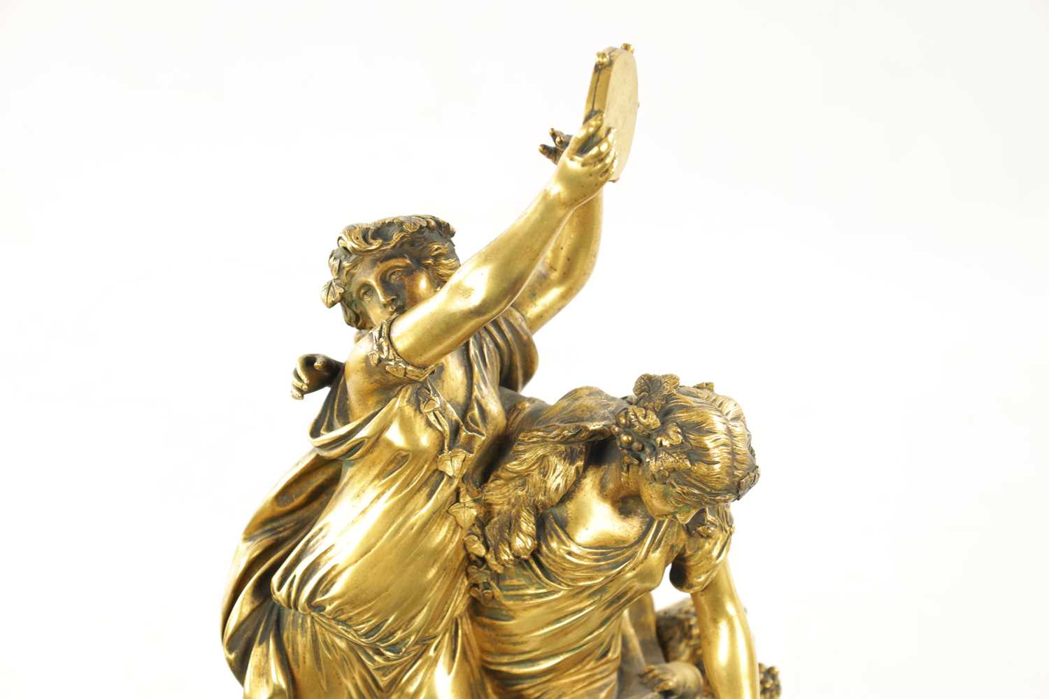 AFTER CLAUDE MICHEL CLODION, A 19TH CENTURY GILT BRONZE FIGURAL SCULPTURE - Image 3 of 10