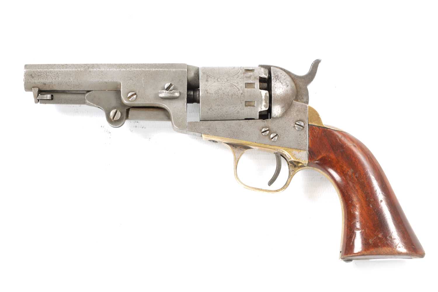 A 19TH CENTURY MANHATTAN FIVE SHOT REVOLVER SERIES 1