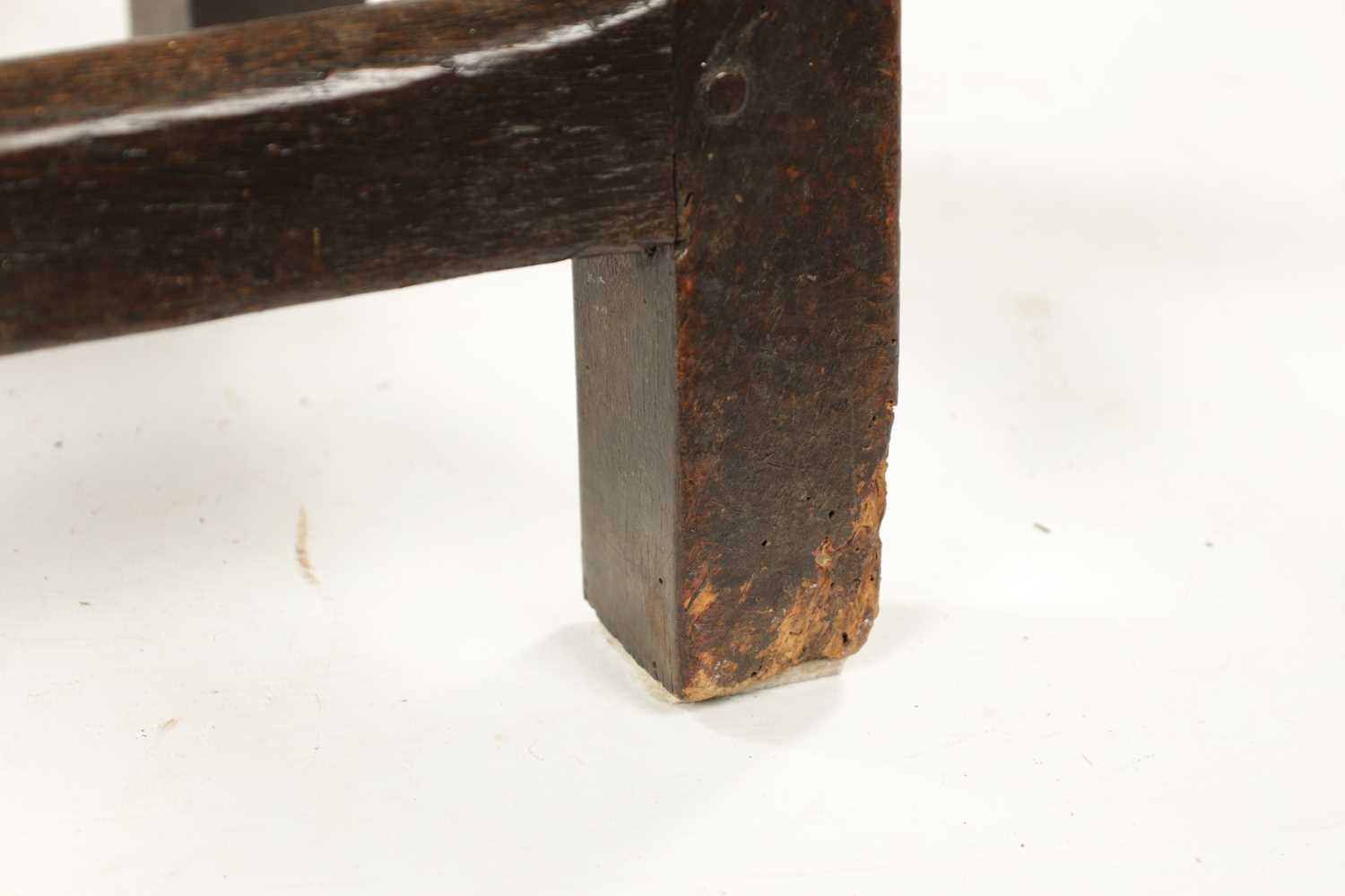 A 17TH CENTURY OAK JOINT STOOL - Image 2 of 6