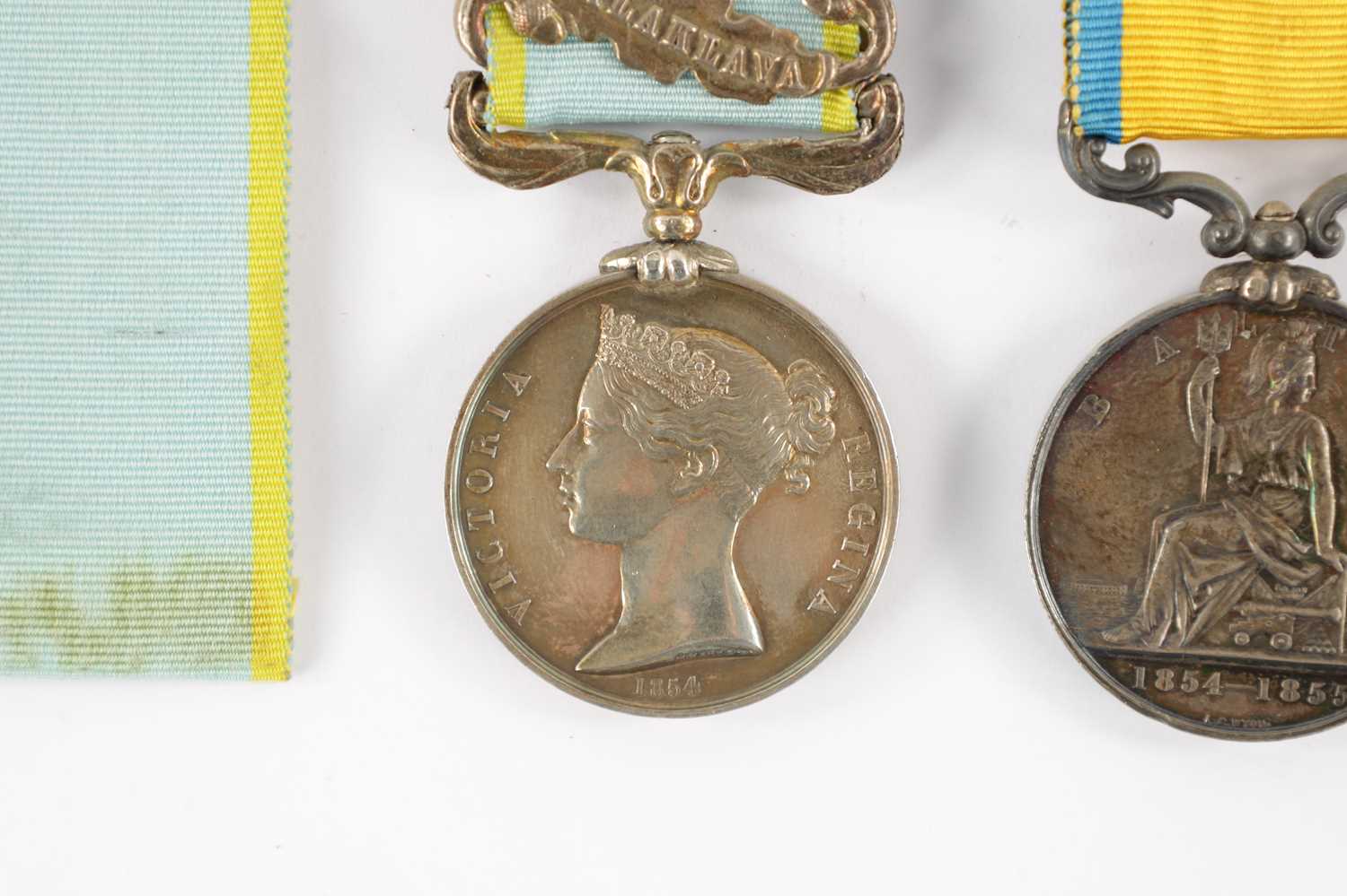 A CRIMEA 1854-56 MEDAL WITH THREE CLASPS - Image 2 of 10