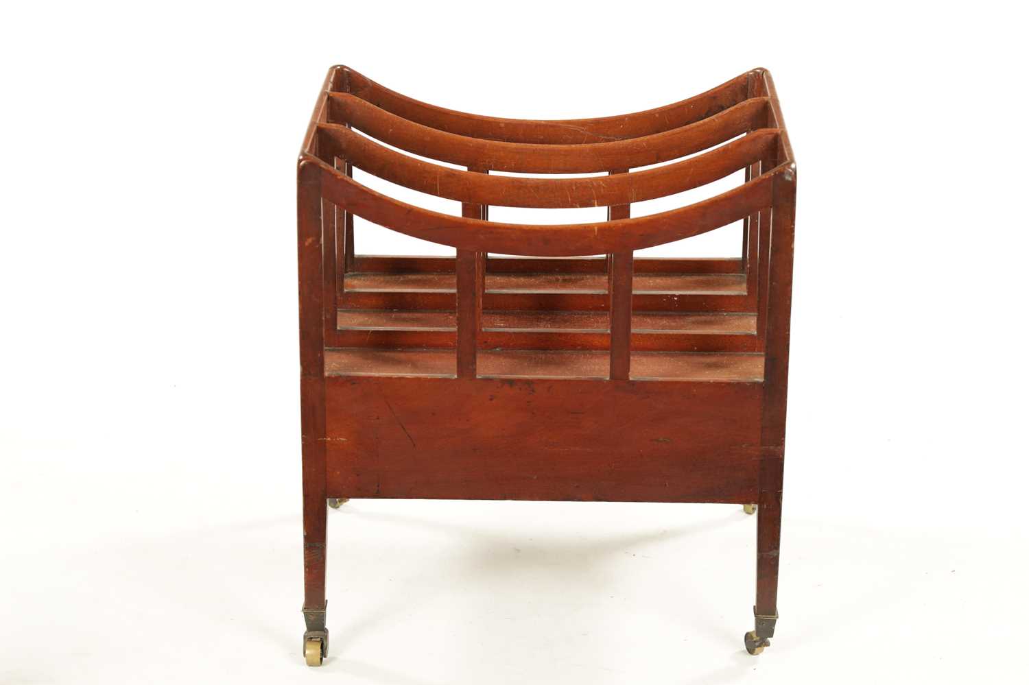 A REGENCY MAHOGANY THREE DIVISION CANTERBURY - Image 6 of 6