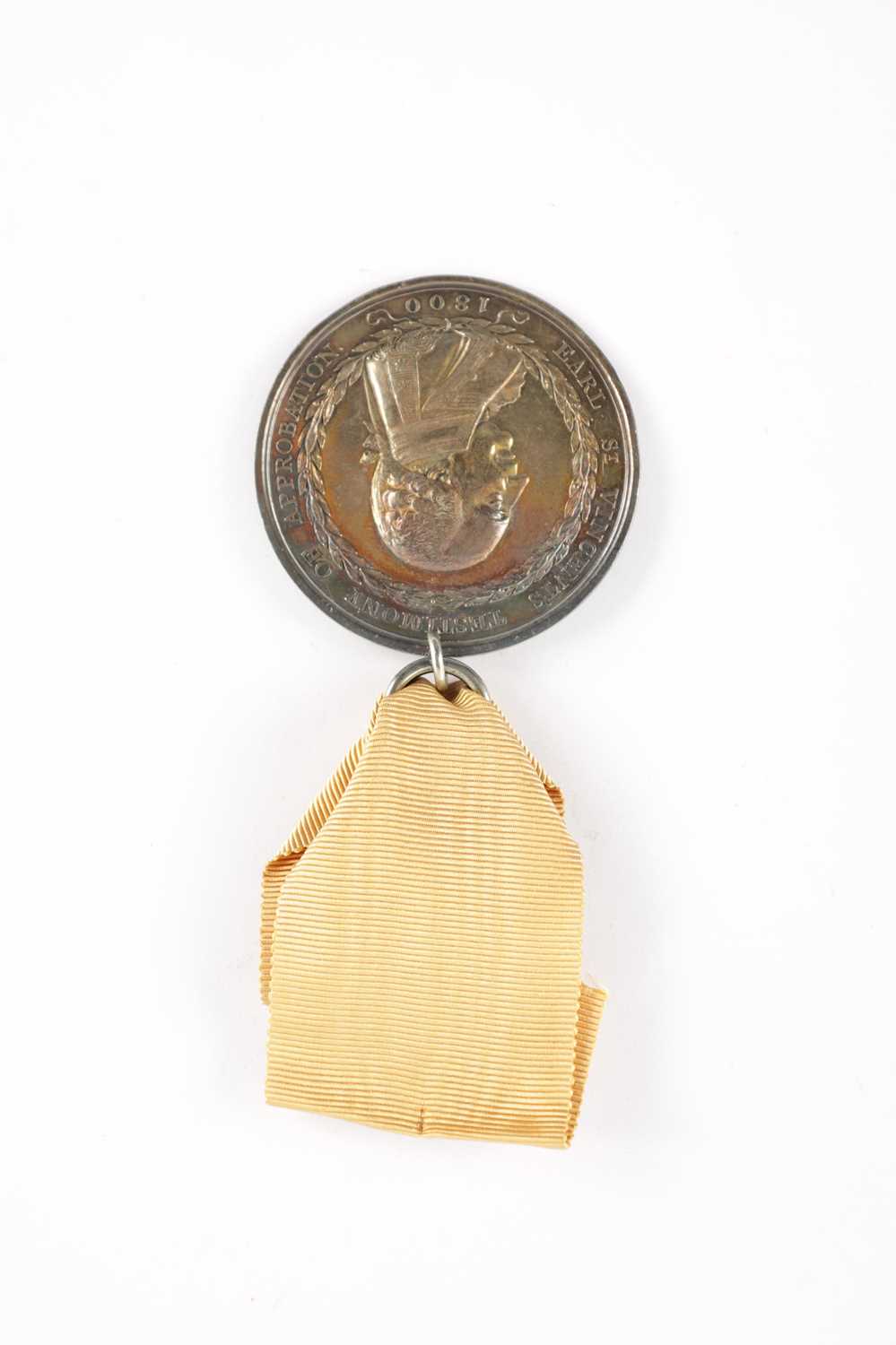 AN EARL ST. VINCENT'S SILVER MEDAL 1800 - Image 2 of 5