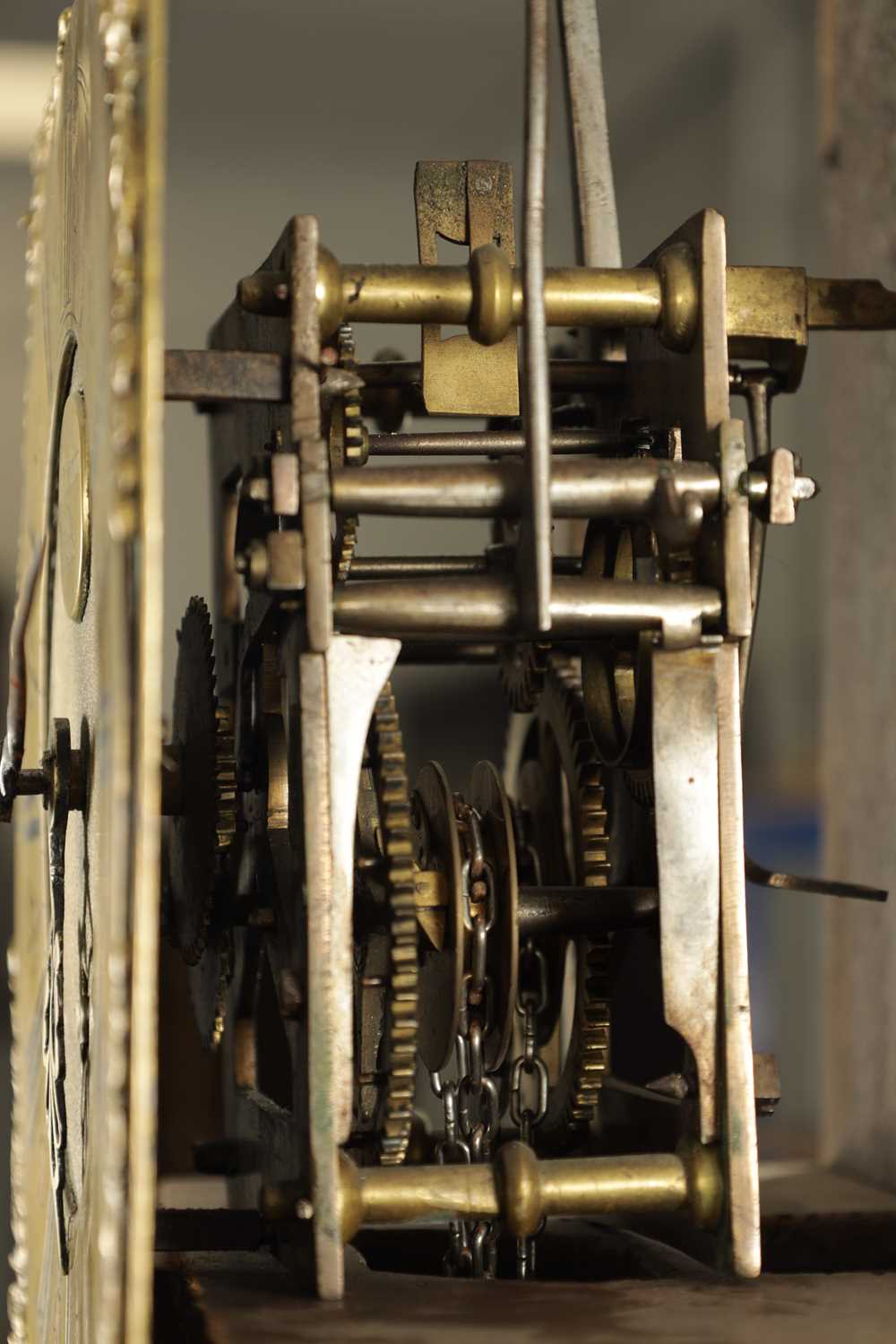 JOHN SATTERTHWAITE, ST BEES. A MID 18TH CENTURY OAK 30-HOUR LONGCASE CLOCK - Image 4 of 10