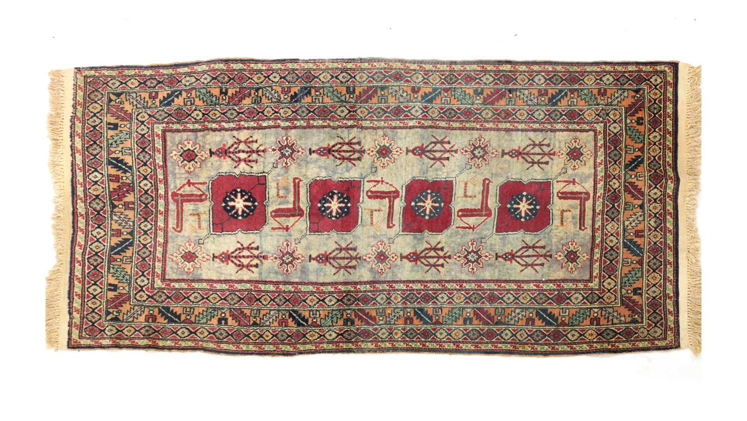 AN ANTIQUE AFGHAN / EASTERN RUG