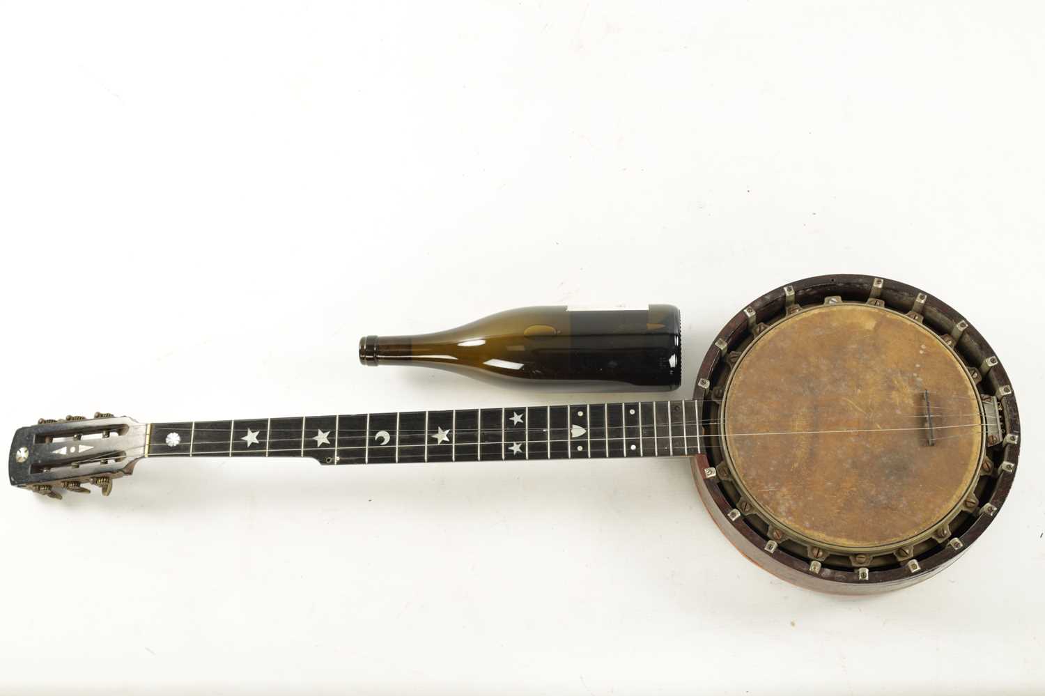 A GEORGE. P. MATTHEW FIVE STRING BANJO WITH 8.5" SKIN - Bild 2 aus 7