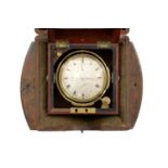 LITHERLAND, DAVIES & CO., LIVERPOOL. A SMALL MID 19TH CENTURY TWO-DAY MARINE CHRONOMETER