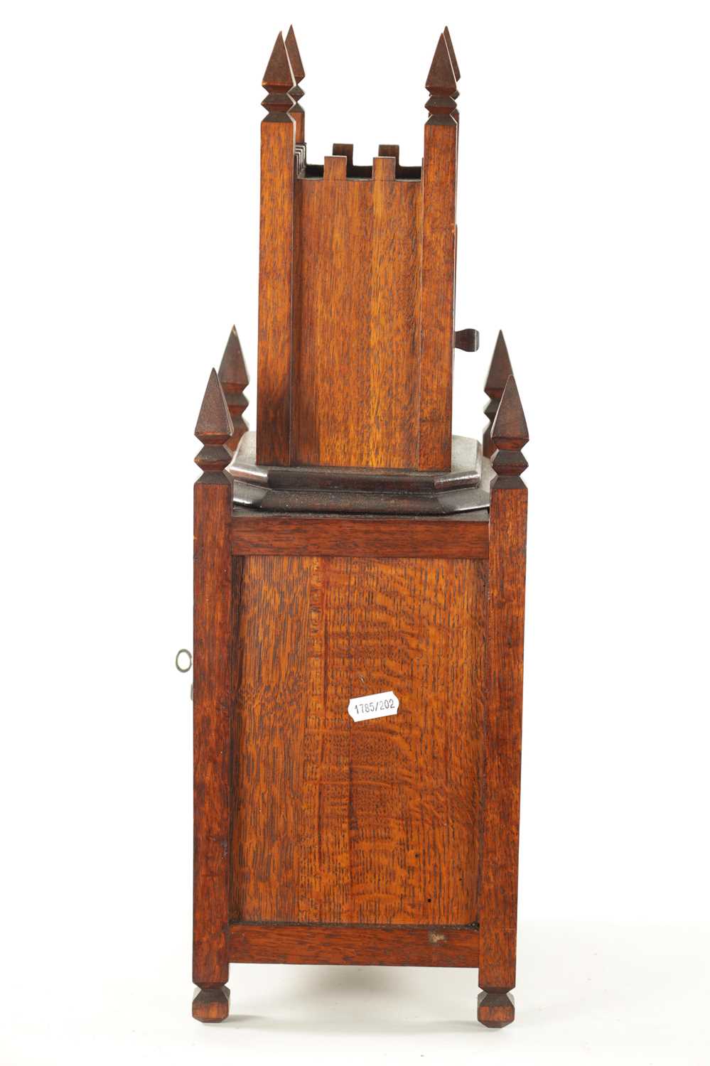 AN EDWARDIAN SKIPPER'S ADVERTISING CLOCK / CIGARETTE CABINET - Image 5 of 7