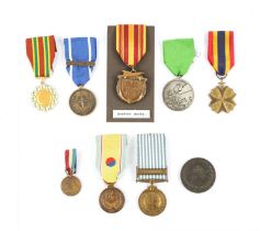 A MIXED COLLECTION OF NINE MEDALS