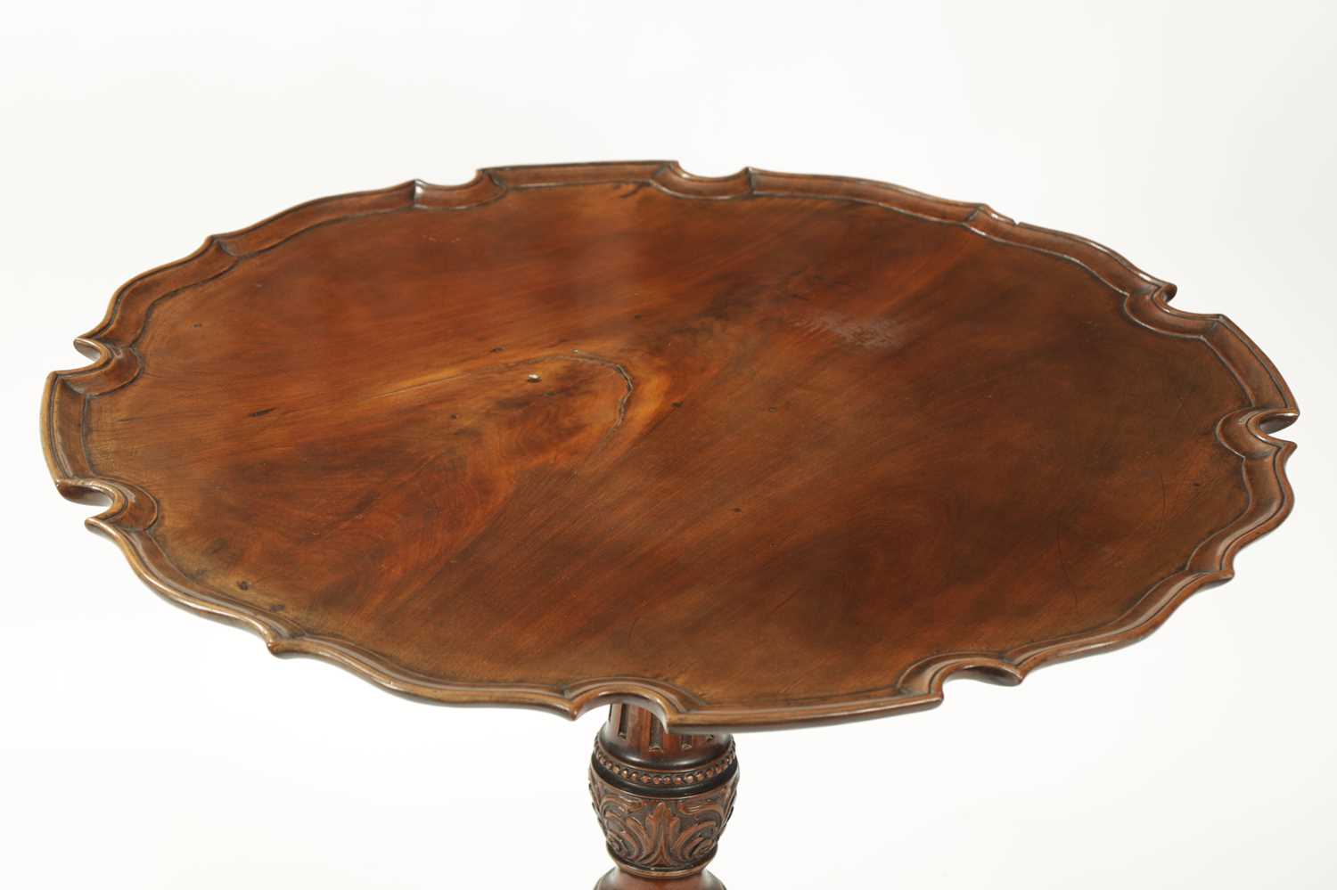 AN EARLY 19TH CENTURY MAHOGANY TILT TOP TABLE - Image 5 of 8