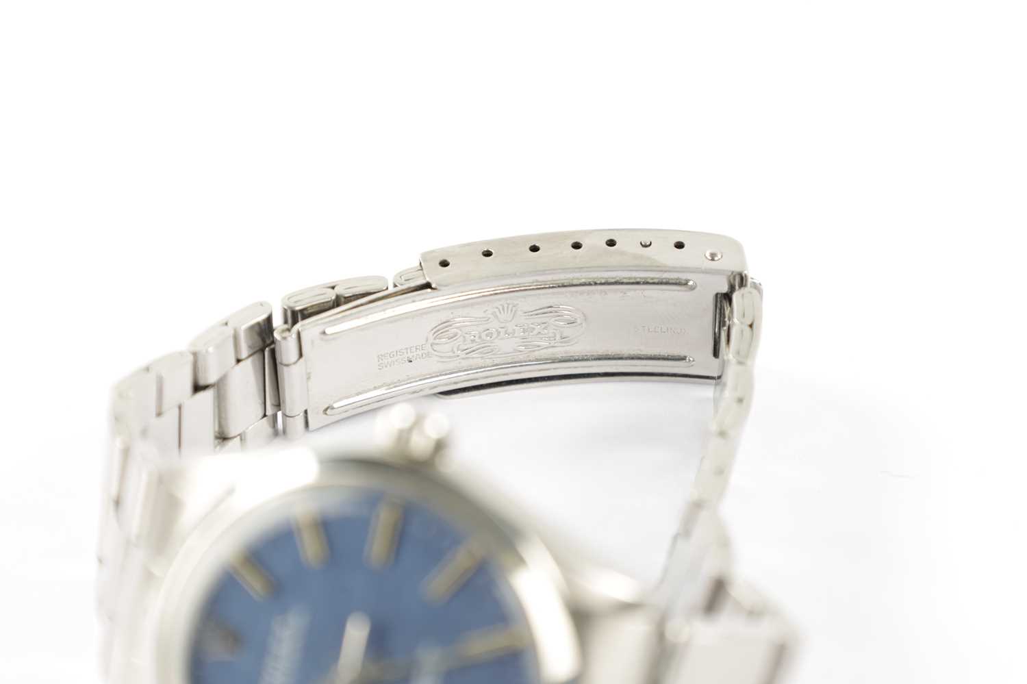 A GENTLEMAN’S 1970’S STEEL ROLEX OYSTER WRISTWATCH WITH RARE MOSAIC DIAL - Image 5 of 10