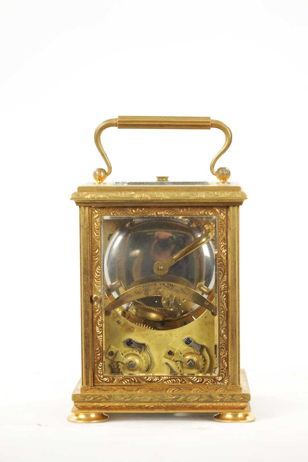 LE ROY ET FILS, PALAIS ROYAL. AN UNUSUAL LATE 19TH CENTURY FRENCH CARRIAGE CLOCK - Image 4 of 7