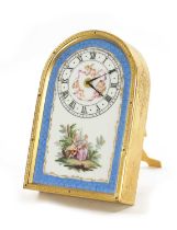 A LATE 19TH CENTURY THOMAS COLE STYLE STRUT CLOCK