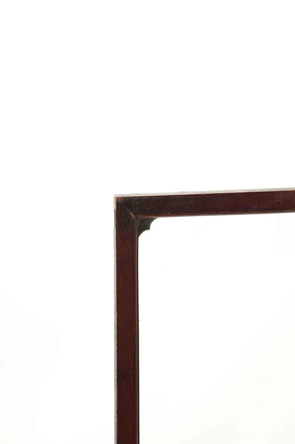 A 19TH CENTURY MAHOGANY CHIPPENDALE STYLE TWO FOLD SCREEN - Image 5 of 7