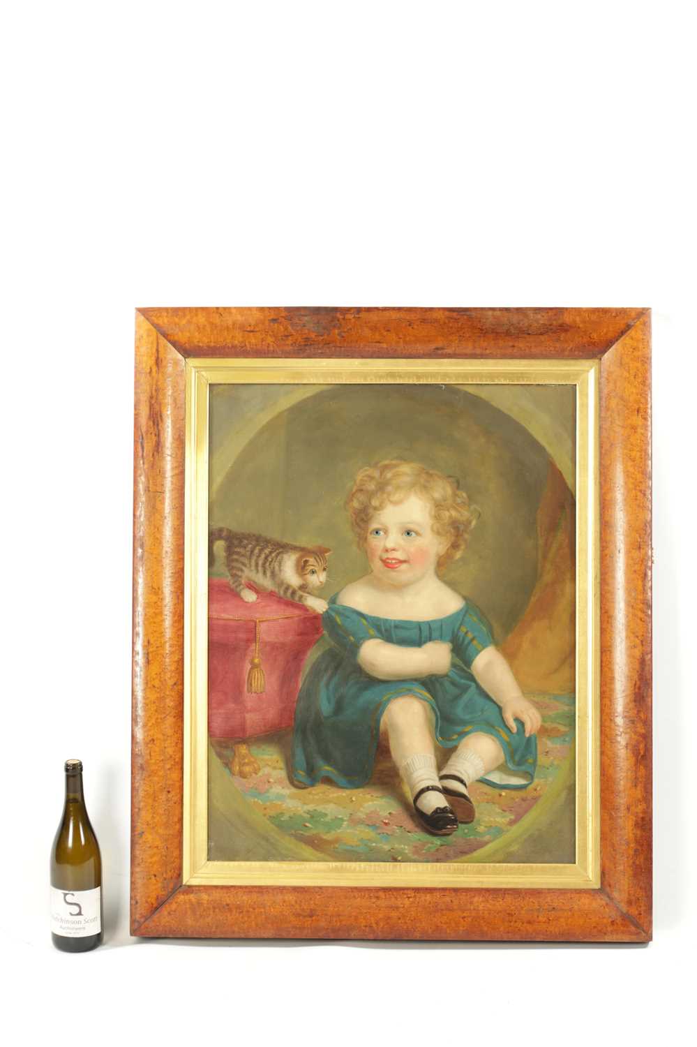 A 19TH CENTURY OIL ON CANVAS - Image 2 of 7