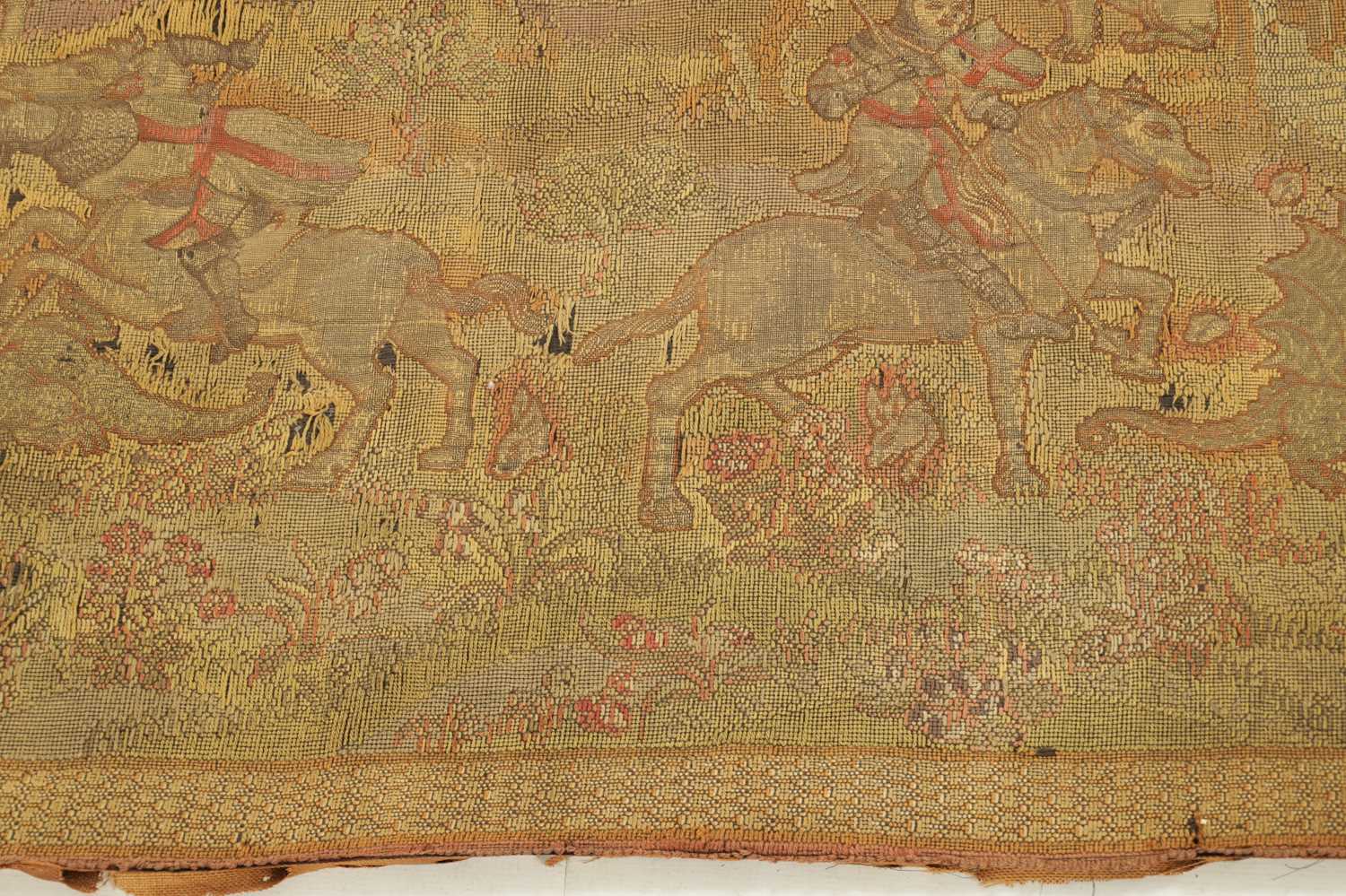 AN 18TH CENTURY WALL HANGING TAPESTRY - Image 6 of 7