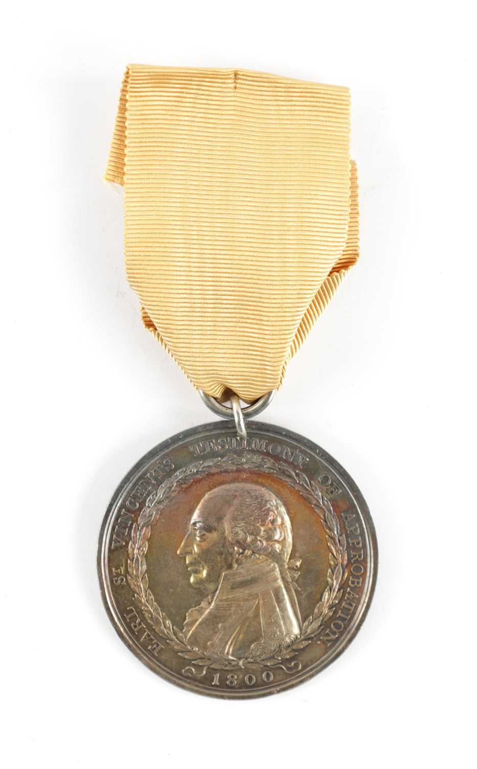 AN EARL ST. VINCENT'S SILVER MEDAL 1800