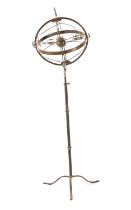A 20TH CENTURY BRASS ADJUSTABLE ORRERY
