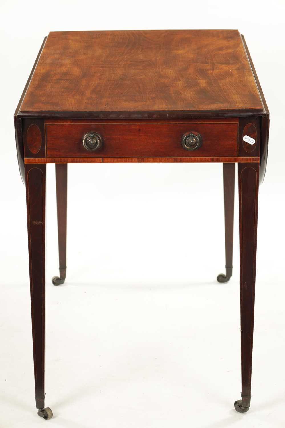 A GEORGE III MAHOGANY PEMBROKE TABLE OF SUPERB COLOUR AND PATINA - Image 11 of 11