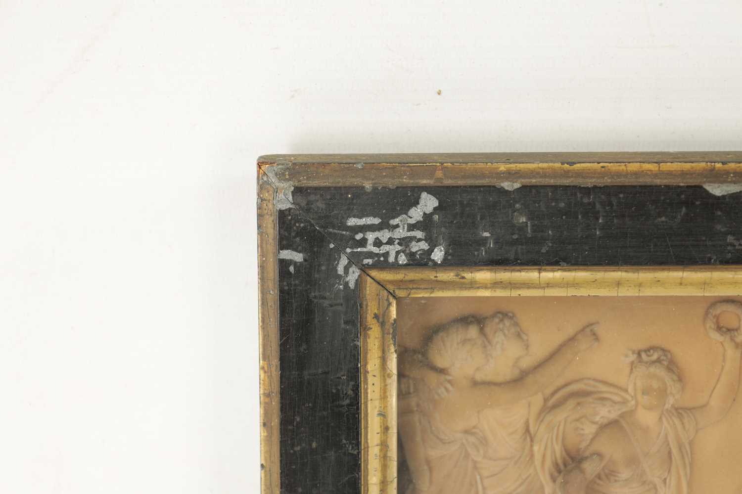 A 19TH CENTURY TERRACOTTA RECTANGULAR PLAQUE - Image 3 of 5