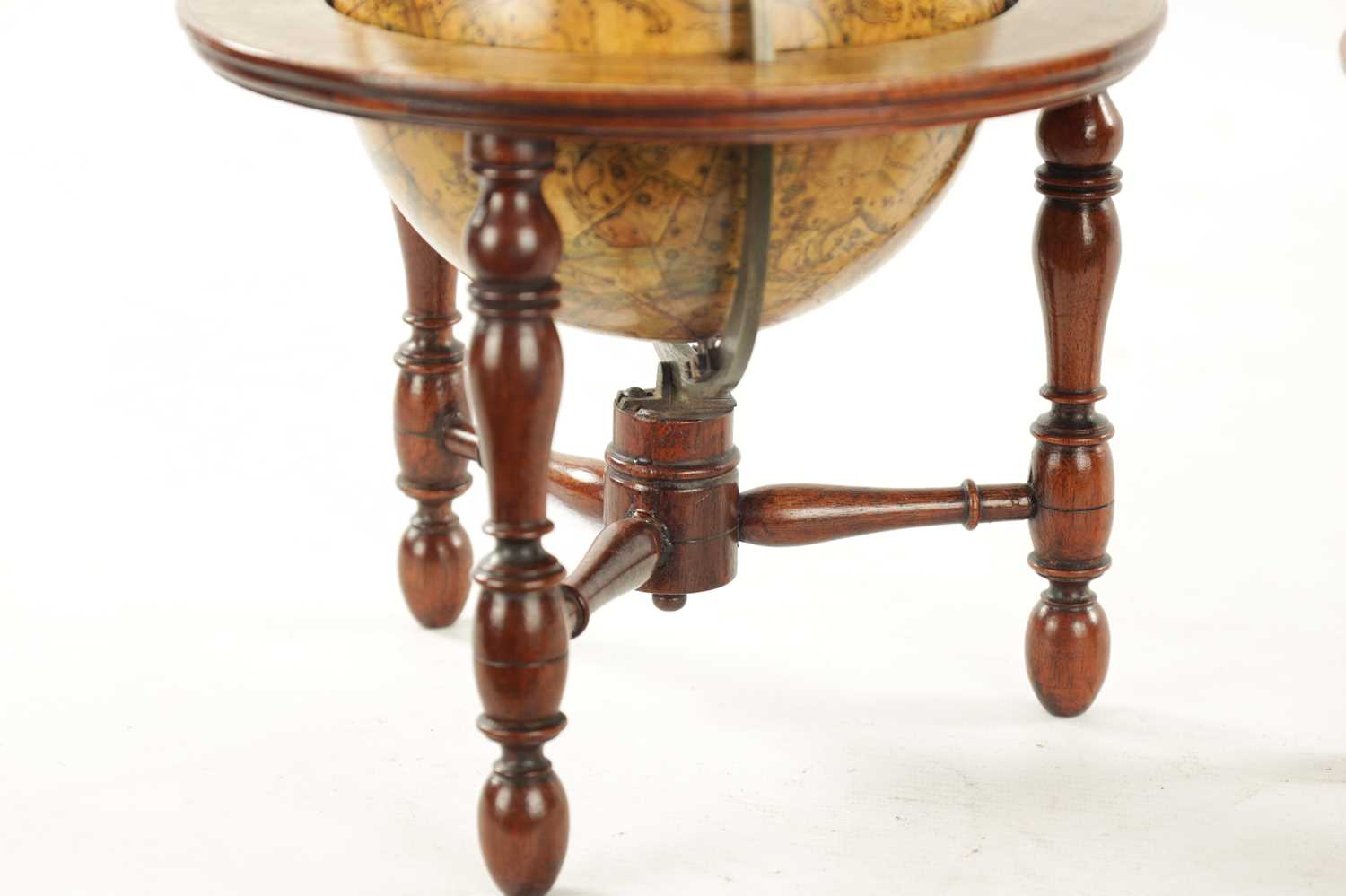 A RARE PAIR OF SMALL REGENCY J & W NEWTON GLOBES - Image 2 of 19