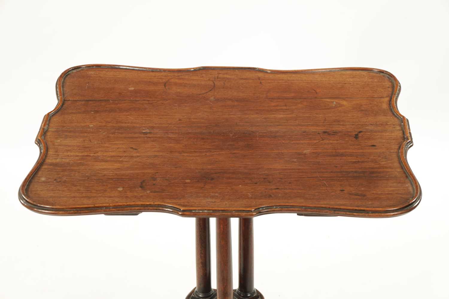 A RARE GEORGE III MAHOGANY METAMORPHIC ADJUSTABLE OCCASIONAL TABLE - Image 2 of 14