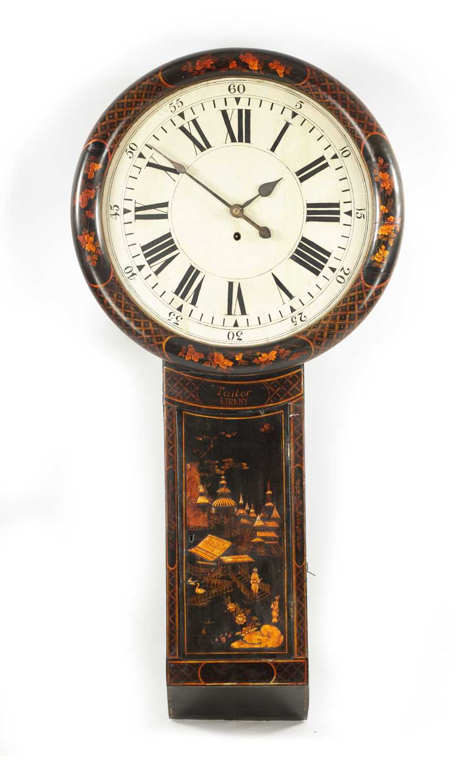 TAILER, KIRKBY (STEPHEN). A GEORGE III CHINOISERIE TAVERN CLOCK