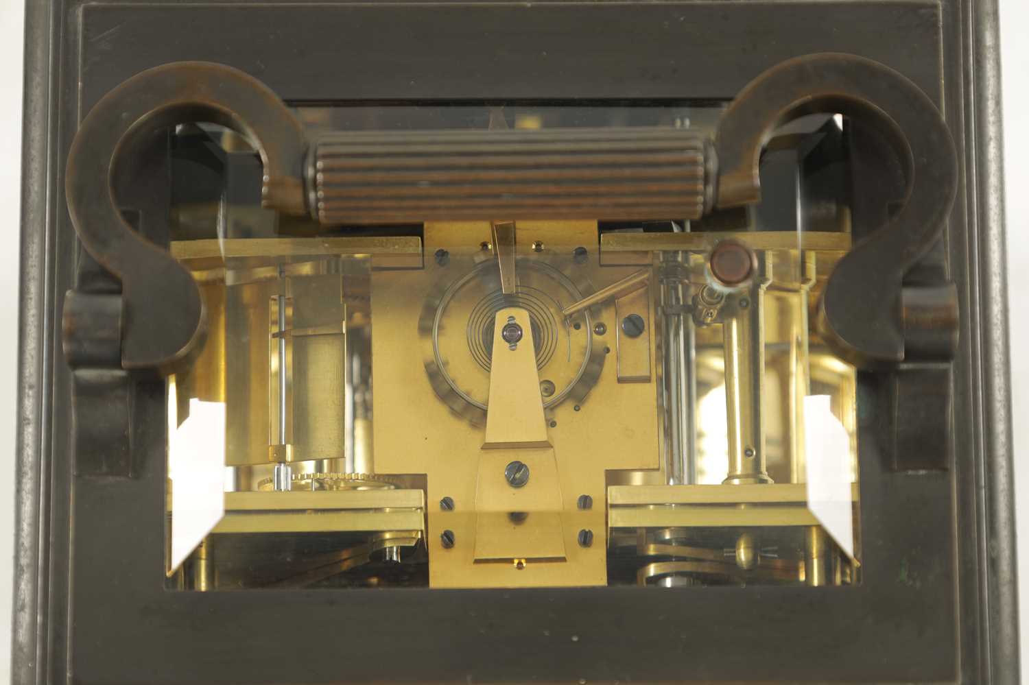 JAMES MCCABE, ROYAL EXCHANGE, LONDON. A GIANT ENGLISH DOUBLE FUSEE STRIKING/REPEATING CARRIAGE CLOCK - Image 4 of 28