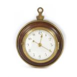 THOMAS CLEMMET, GREAT ASBY. A REGENCY FUSEE SEDAN CLOCK