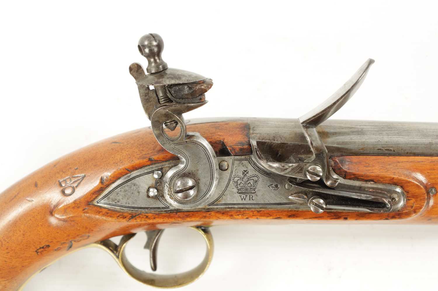 A WILLIAM IV SEA SERVICE FLINTLOCK PISTOL - Image 4 of 11