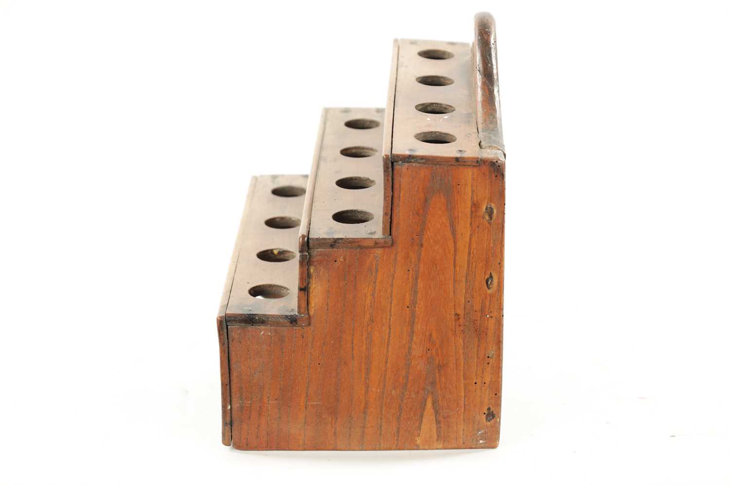 AN 18TH CENTURY WELSH FRUITWOOD STEPPED SPOON RACK - Image 7 of 8