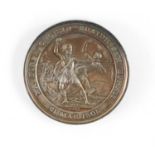 SIR RALPH ABERCROMBY IN EGYPT, LONDON HIGHLAND SOCIETY SILVER MEDAL 1801