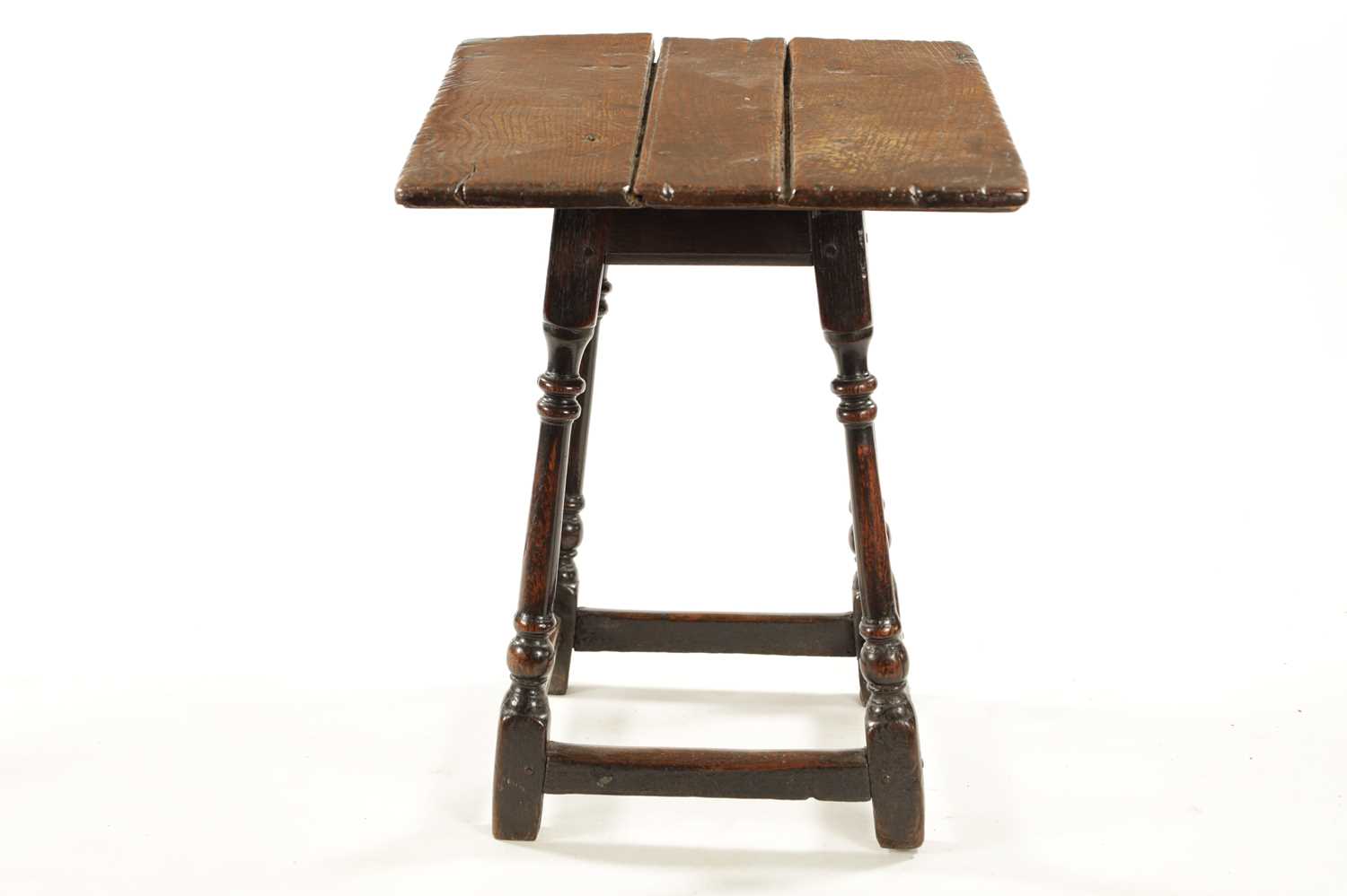A LATE 17TH CENTURY OAK RECTANGULAR SMALL TABLE - Image 6 of 6
