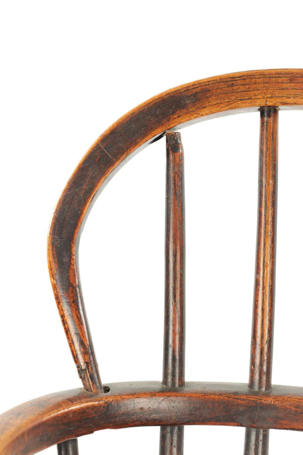 AN 18TH CENTURY ASH AND ELM CHILDS WINDSOR CHAIR - Image 3 of 9