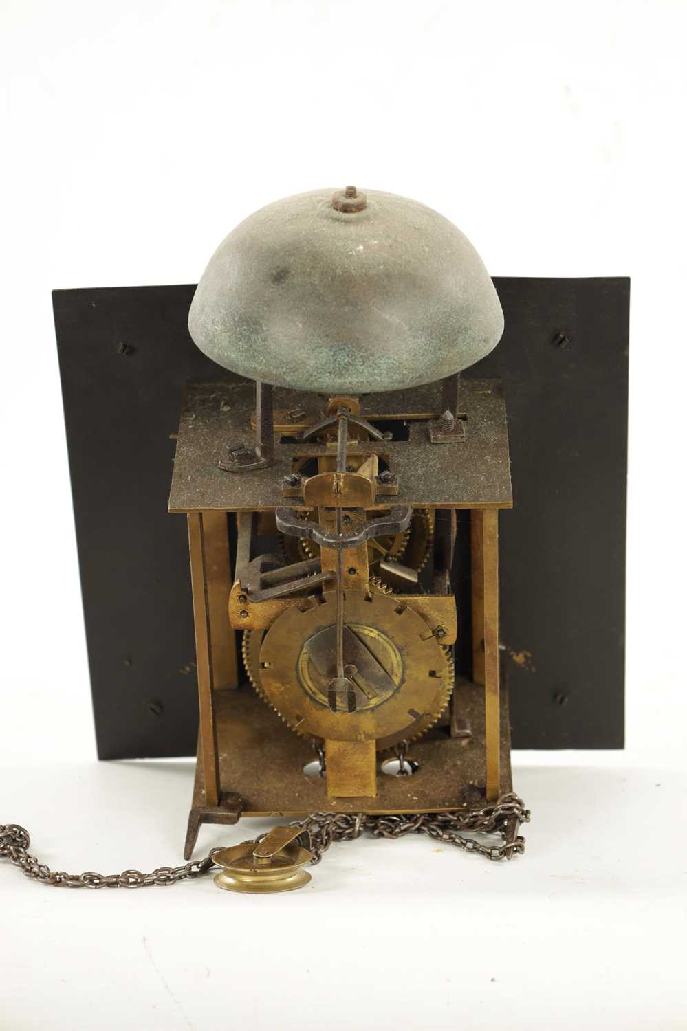 WALTER ARCHER. AN EARLY 18TH CENTURY 30HR HOOK AND SPIKE WALL CLOCK - Image 7 of 9