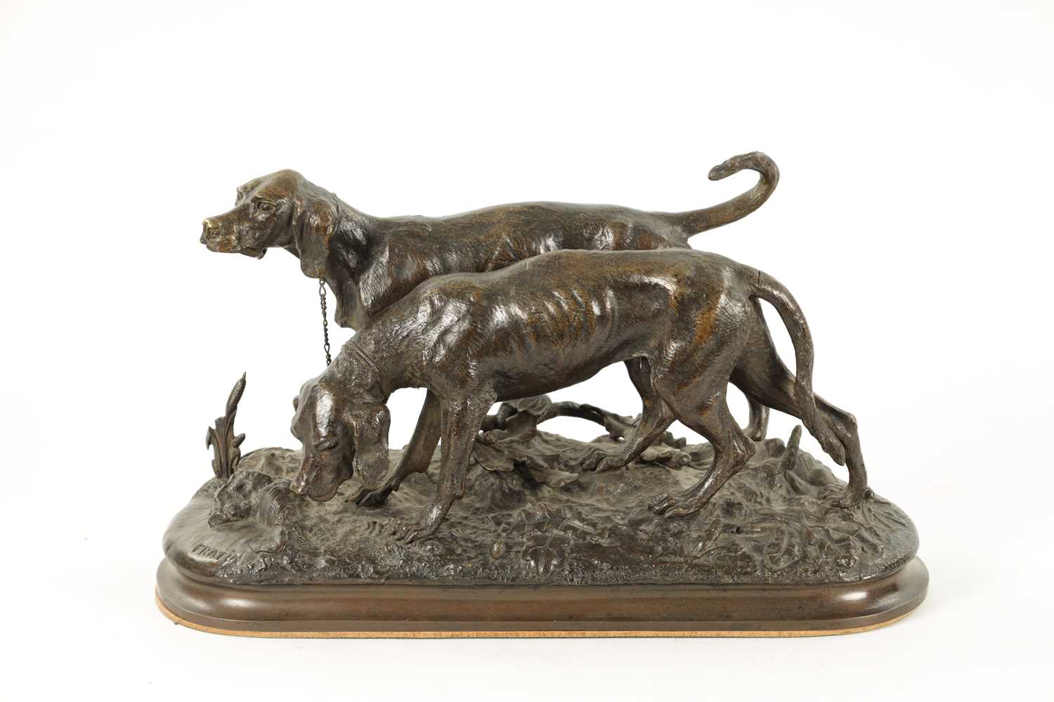 CHRISTOPE FRATIN (1801 - 1864). A 19TH CENTURY BRONZE ANIMALIER SCULPTURE