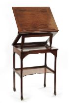 A RARE AND UNUSUAL GEORGE II MAHOGANY ARTIST’S TABLE IN THE MANNER OF THOMAS CHIPPENDALE