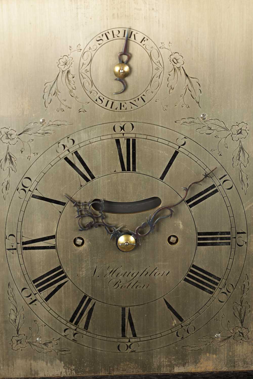 N. HOUGHTON, BOLTON. AN 18TH CENTURY AND LATER DOUBLE FUSEE VERGE BRACKET CLOCK - Image 3 of 10