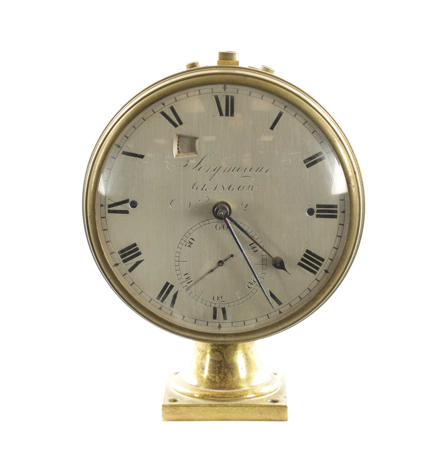 JAMES SCRYMGEOUR, GLASGOW. A LATE REGENCY MARINE CHRONOMETER