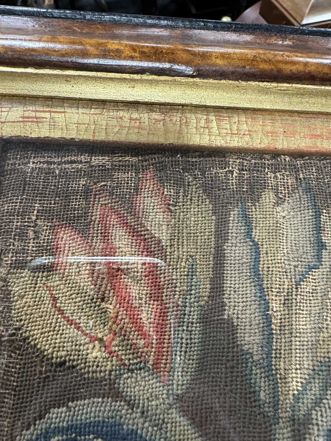 AN 18TH CENTURY FRAMED NEEDLEWORK PICTURE - Image 9 of 14