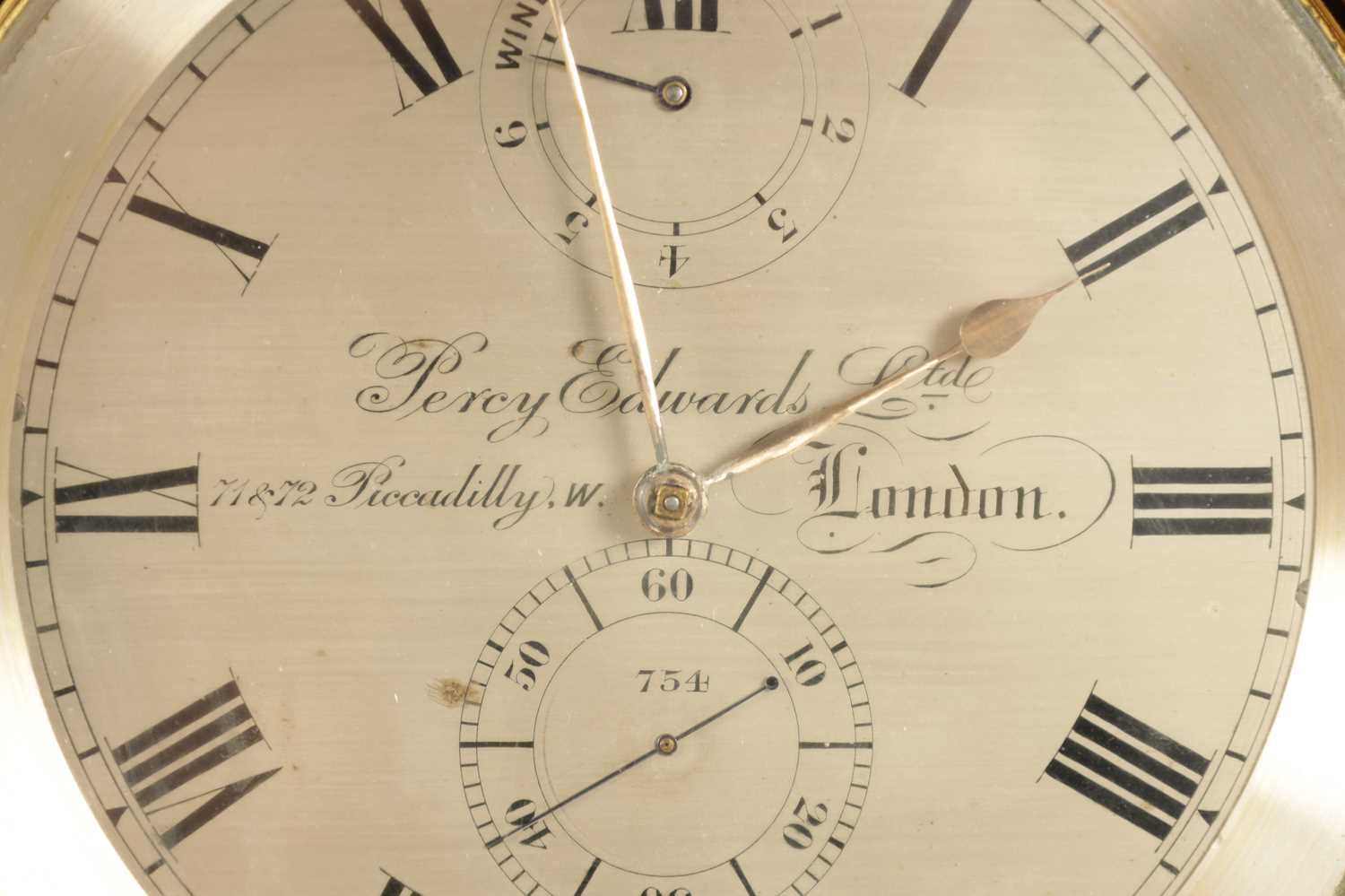 PERCY EDWARDS LTD, LONDON. A LARGE 19TH CENTURY EIGHT DAY MARINE CHRONOMETER - Image 3 of 9