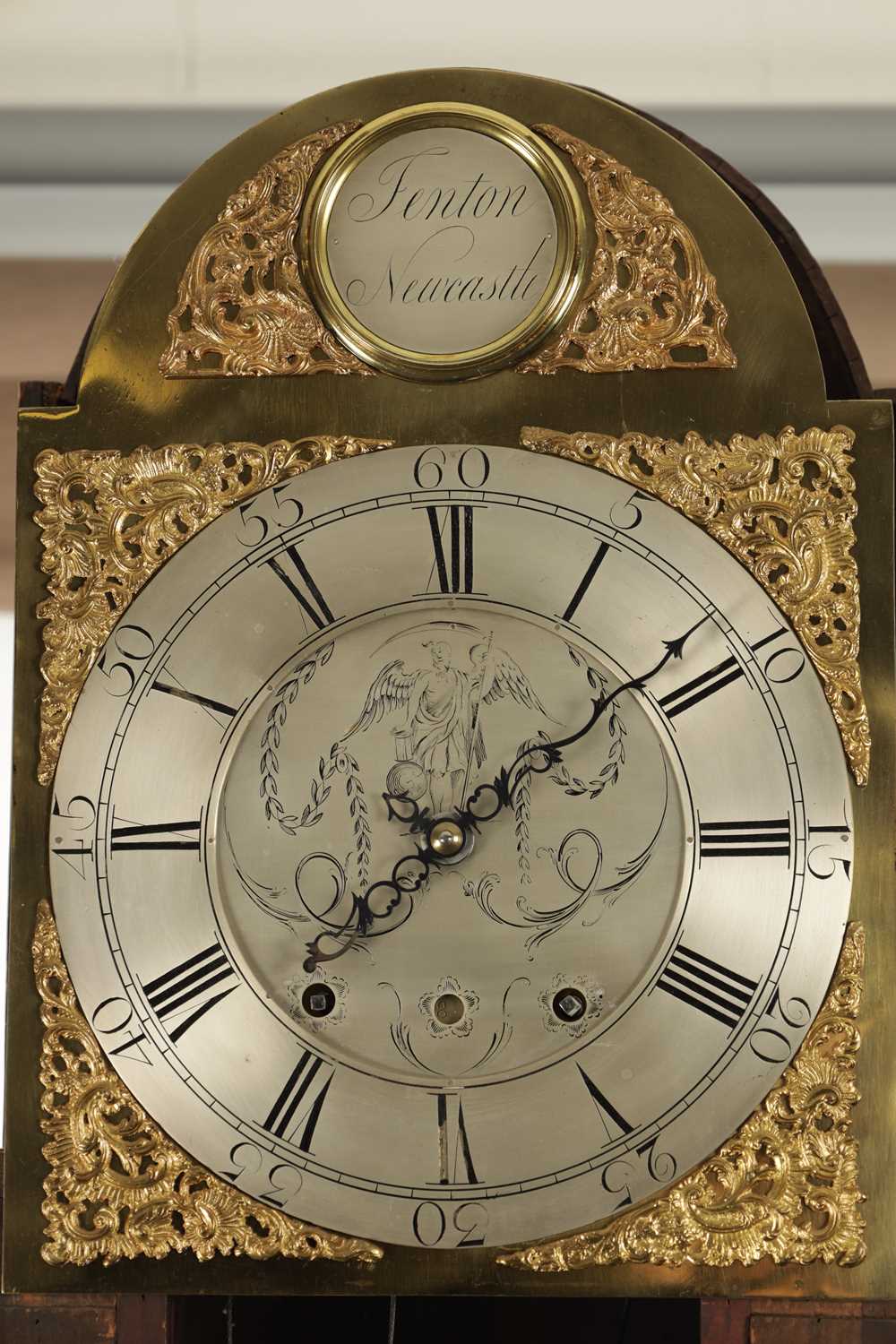 WILLIAM FENTON, NEWCASTLE. A RARE YEAR GOING GEORGE III LONGCASE CLOCK - Image 3 of 7