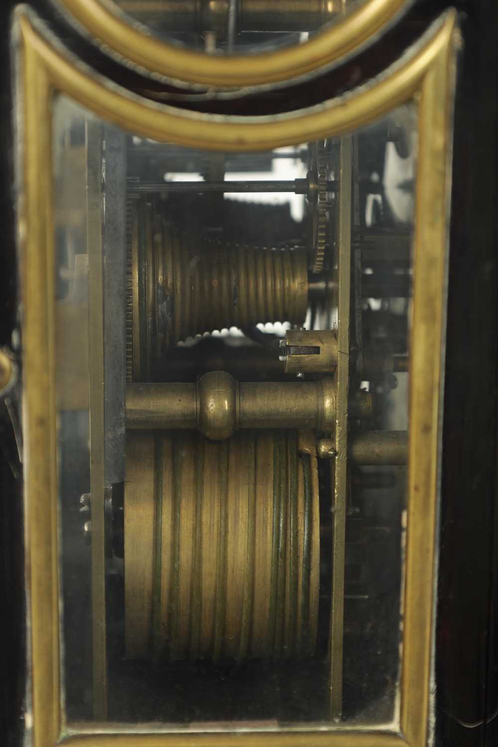 JOHN ELLICOTT, LONDON. A GEORGE II PULL QUARTER REPEATING VERGE BRACKET CLOCK - Image 10 of 10