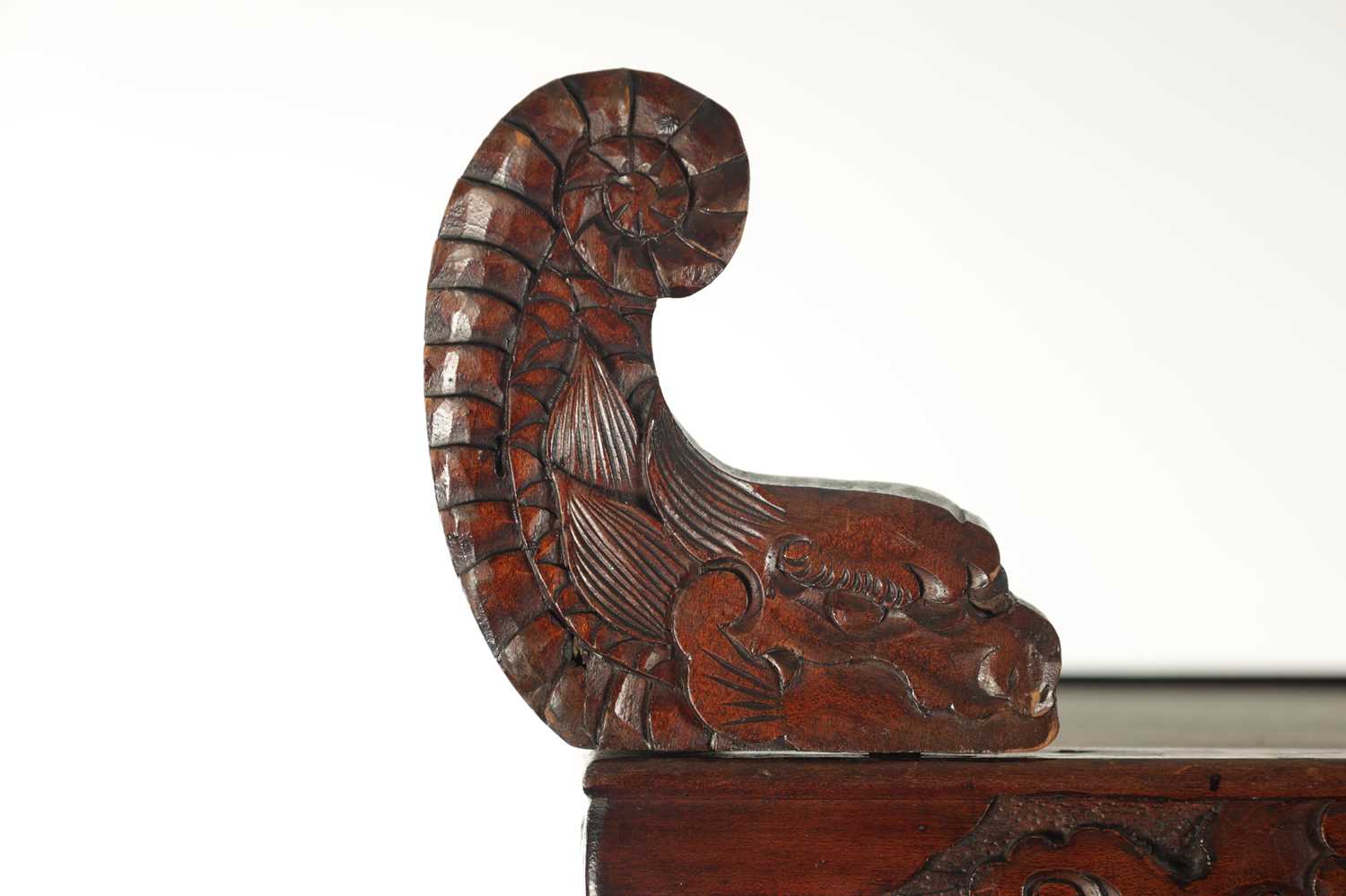 A FINE JAPENESE MEIJI PERIOD CARVED HARDWOOD SHIBIYAMA COLLECTOR’S CABINET - Image 10 of 11