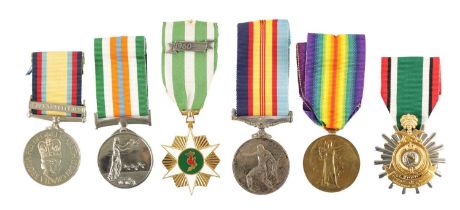 A COLLECTION OF SIX VARIOUS MEDALS