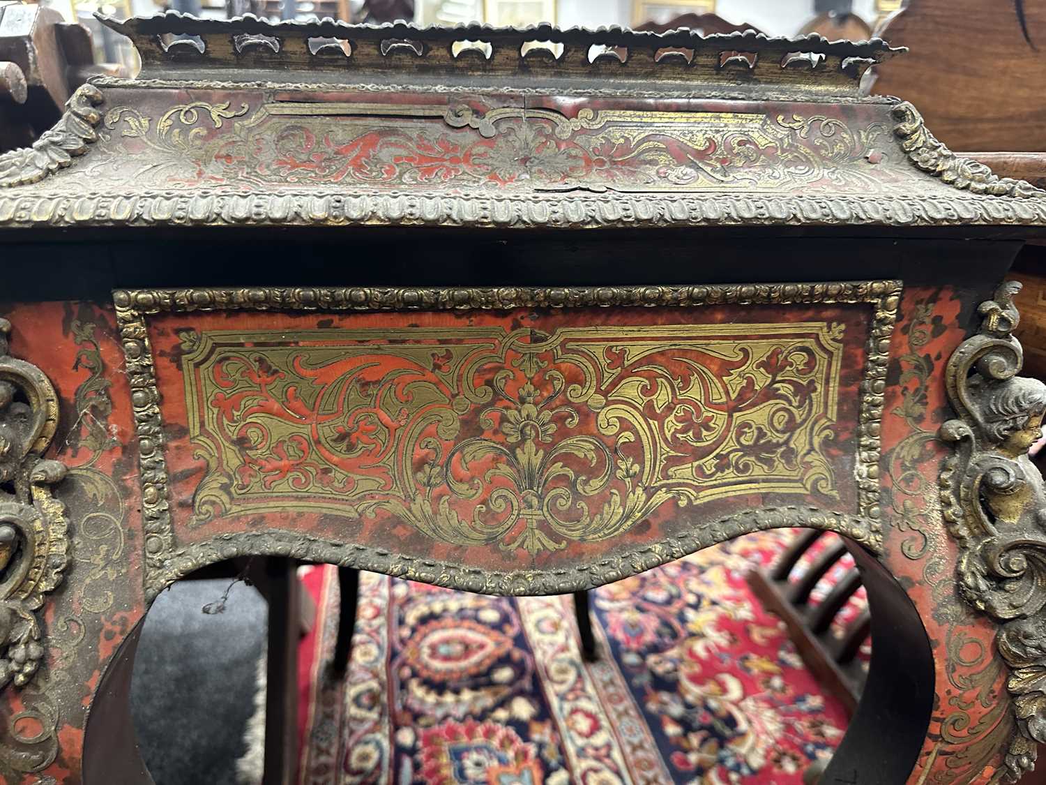 A 19TH CENTURY FRENCH TORTOISESHELL AND BOULE PLANTER - Image 20 of 27